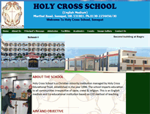 Tablet Screenshot of holycrosssnp.com